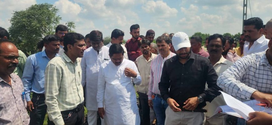राजनगर-मुकुंद नगर अंडरपासचा मार्ग मोकळा होणार? खासदार कल्याण काळेंची रेल्वे-मनपा अधिकाऱ्यांसह पाहणी