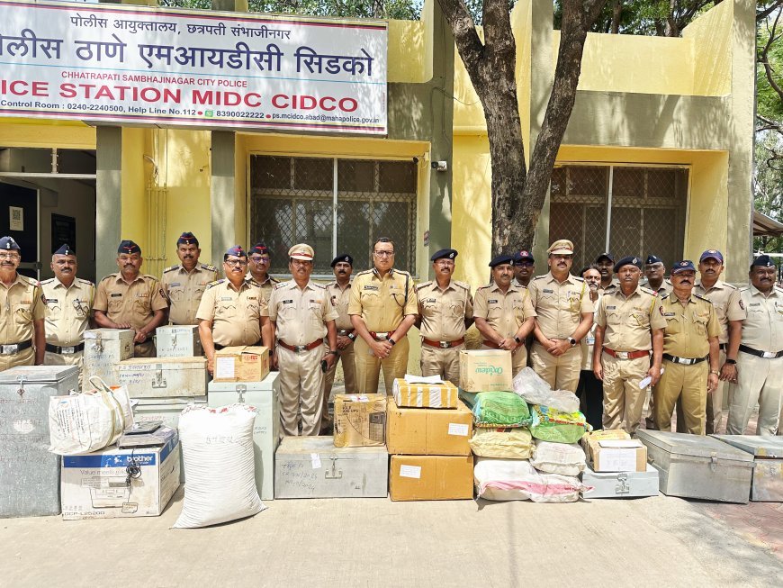 पोलिसांचा मोठा अंमली पदार्थांवर प्रहार! 343 किलो गांजा-चरस आणि 499 कोडेन सिरपच्या बाटल्यांचा कायदेशीर नाश
