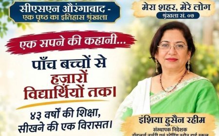 पाच मुलांपासून २५ हजारांहून अधिक विद्यार्थ्यांपर्यंत! इंशिया हुसैन रहीम यांच्या ४३ वर्षांच्या शैक्षणिक प्रवासाची प्रेरणादायी कहाणी