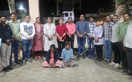 वाळुजमध्ये अंमली पदार्थविरोधी पथकाचा धडाका! १० किलो गांजासह ६.१९ लाखांचा मुद्देमाल जप्त; दोन महिला ताब्यात