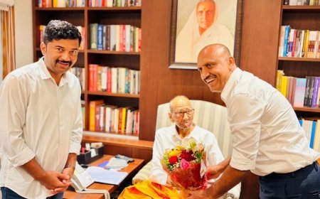 पदवीधरांच्या प्रश्नांसाठी मैदानात उतरा, अहोरात्र काम करा! शरद पवारांचे नवनिर्वाचित आमदार प्रतापसिंह पाटलांना मार्गदर्शन