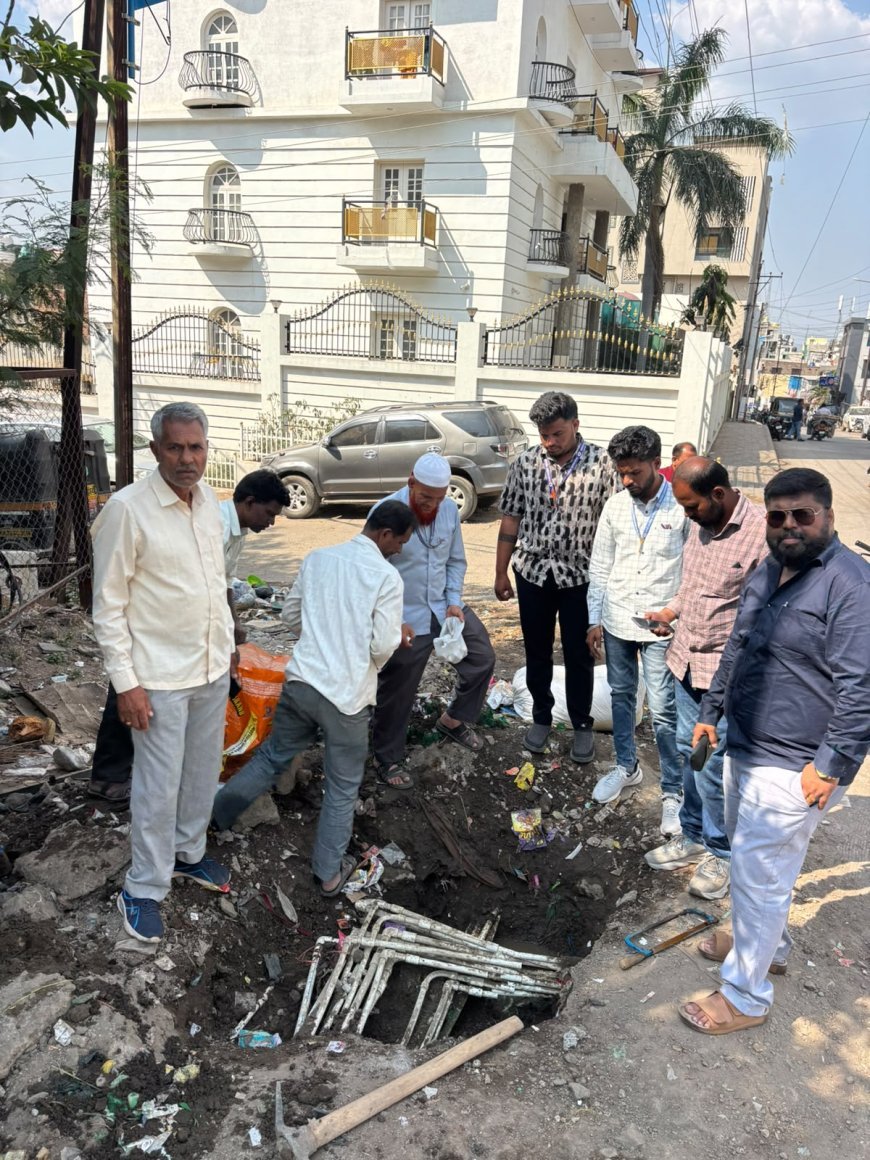 पाणीचोरीविरोधात मनपाचा दणका! नागसेन कॉलनी परिसरातील ३३ नळ जोडण्या खंडित