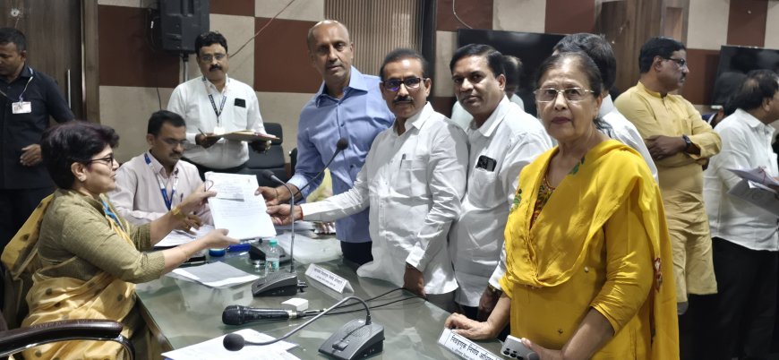 पदवीधर मतदारसंघाच्या रणधुमाळीत राष्ट्रवादीचा शड्डू! डॉ. प्रतापसिंह पाटील यांचा उमेदवारी अर्ज दाखल