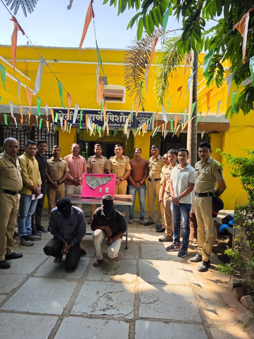 गणेशपूरच्या जागृत गणपती मंदिरातील चोरीचा पिशोर पोलिसांकडून छडा; दोन आरोपी अटकेत, चांदीचा मुकुट आणि मोदक हस्तगत
