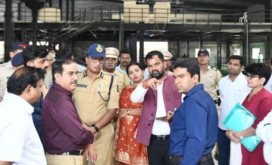 पदवीधर निवडणूक : मतमोजणी केंद्राच्या सुरक्षा व्यवस्थेचा विभागीय आयुक्त जी. श्रीकांत यांच्याकडून आढावा