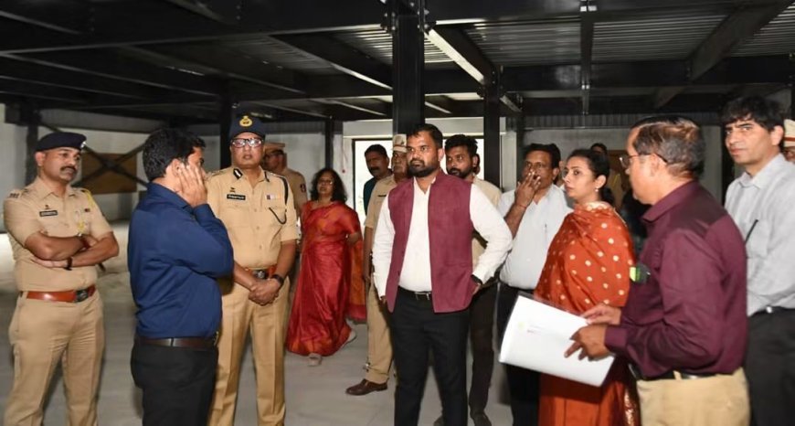 पदवीधर निवडणूक : मतमोजणी केंद्राच्या सुरक्षा व्यवस्थेचा विभागीय आयुक्त जी. श्रीकांत यांच्याकडून आढावा