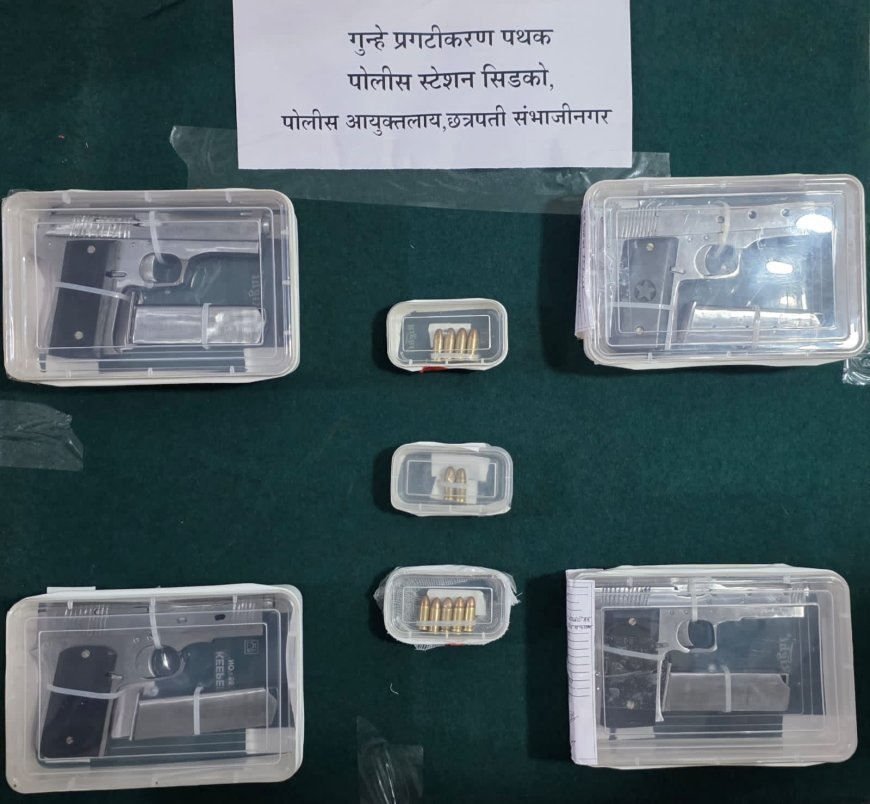 सोशल मीडियावर ‘डॉन’गिरीचा नाद; पिस्तूल तस्करीचे जाळे उघड, सहा तरुण अटकेत