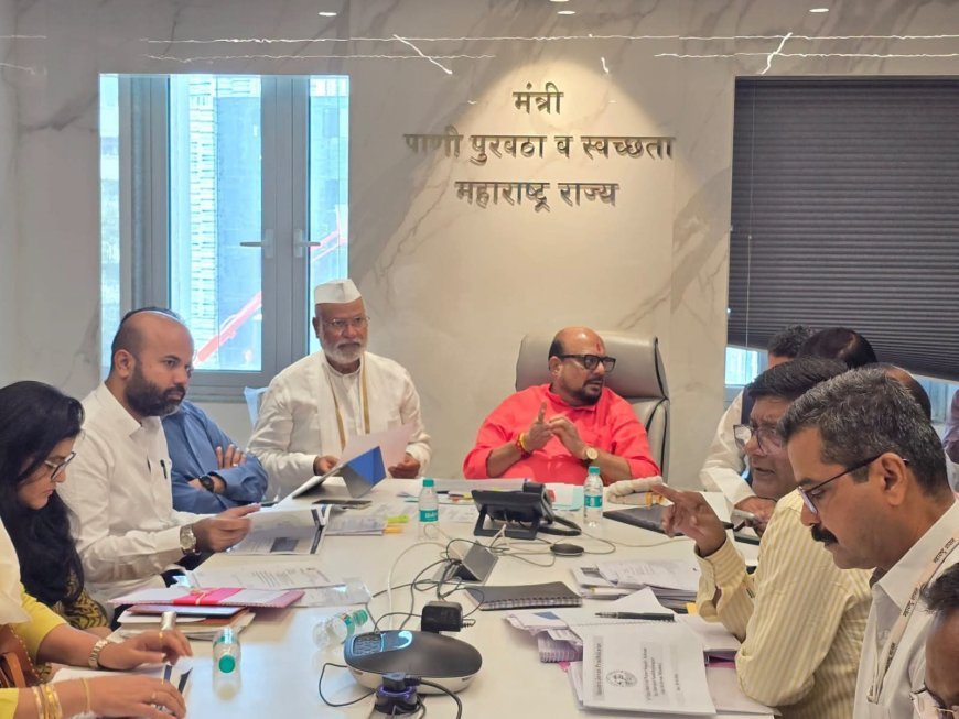 सिल्लोडच्या १०७ गावांच्या वॉटर ग्रीडला गती द्या! मंत्री गुलाबराव पाटील यांचे कामे तातडीने पूर्ण करण्याचे निर्देश