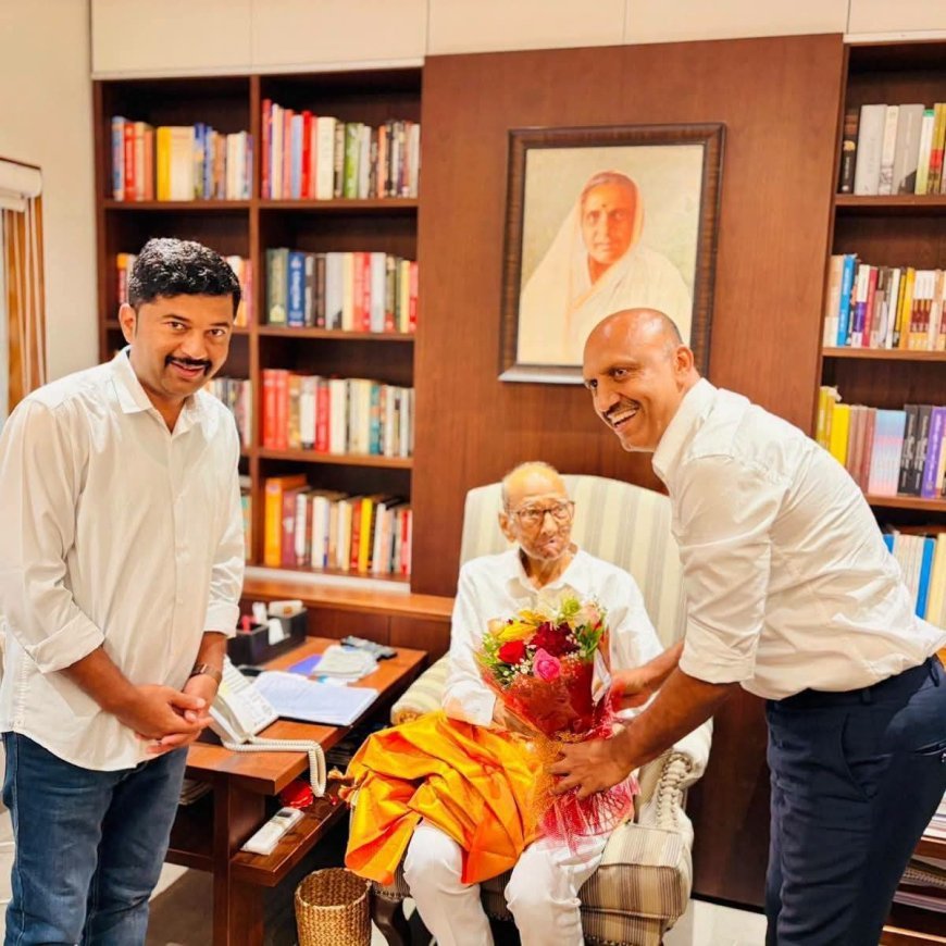 पदवीधरांच्या प्रश्नांसाठी मैदानात उतरा, अहोरात्र काम करा! शरद पवारांचे नवनिर्वाचित आमदार प्रतापसिंह पाटलांना मार्गदर्शन